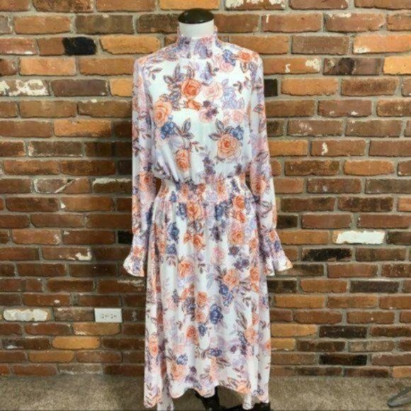 Nanette Lepore Floral Dress - Pink and Blue - Picture 2 of 8